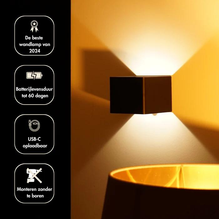 Draadloze Luxe Wandlamp