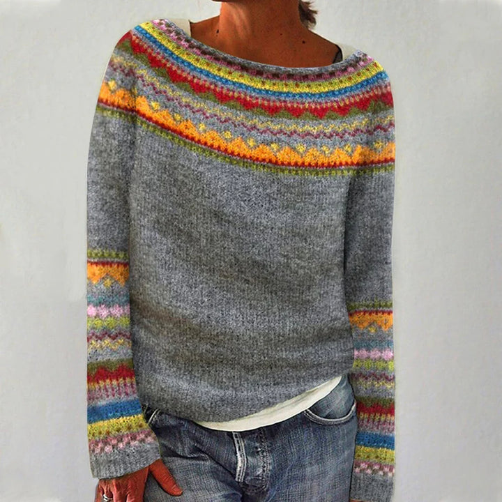 Mareike  - Retro Herbstpullover