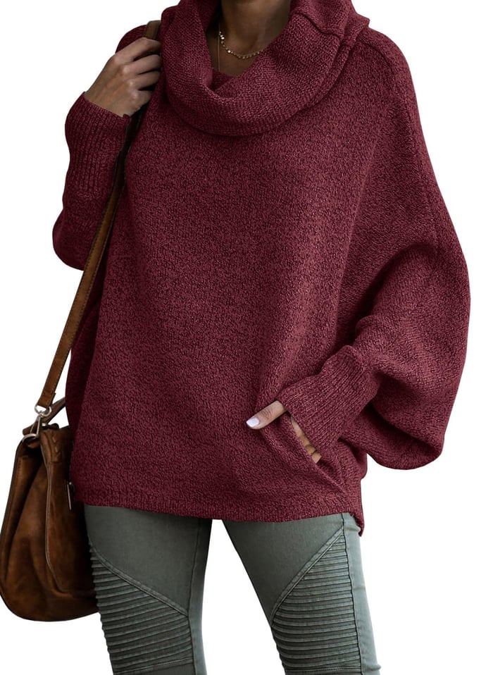 Dayana –  Rollkragen  Taschen Pullover