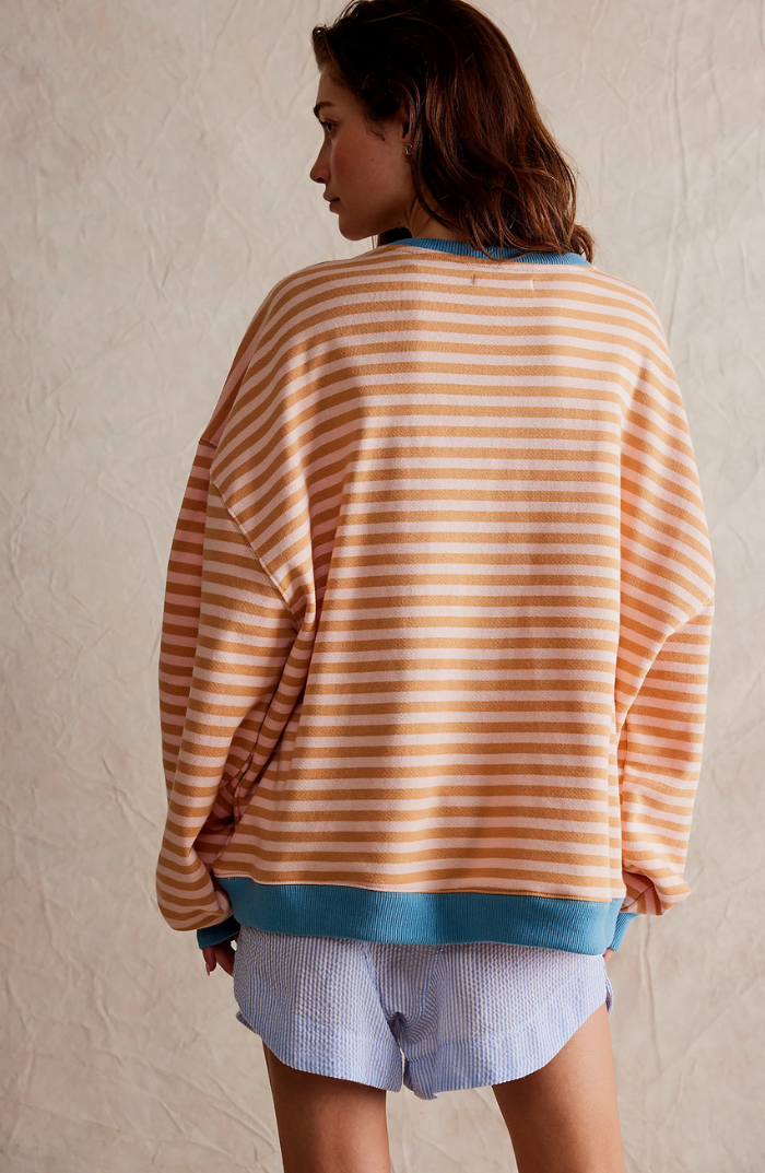 Mana | Gestreifter Oversize Pullover