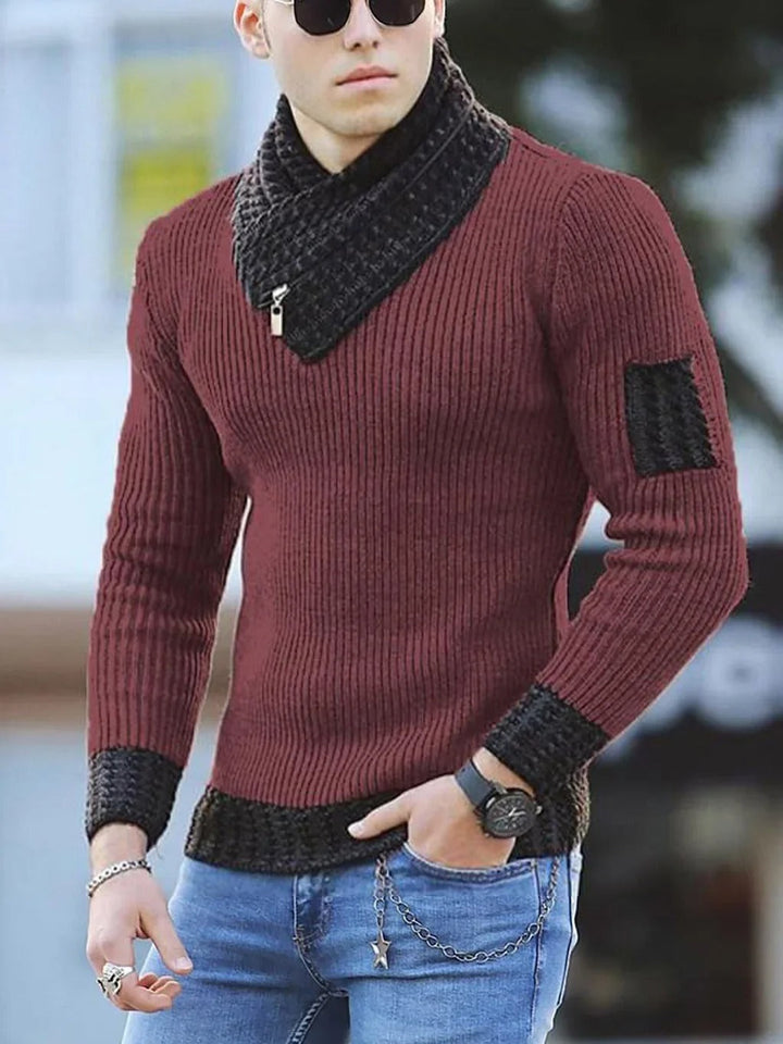 Yannic – Langärmliger Strickpullover