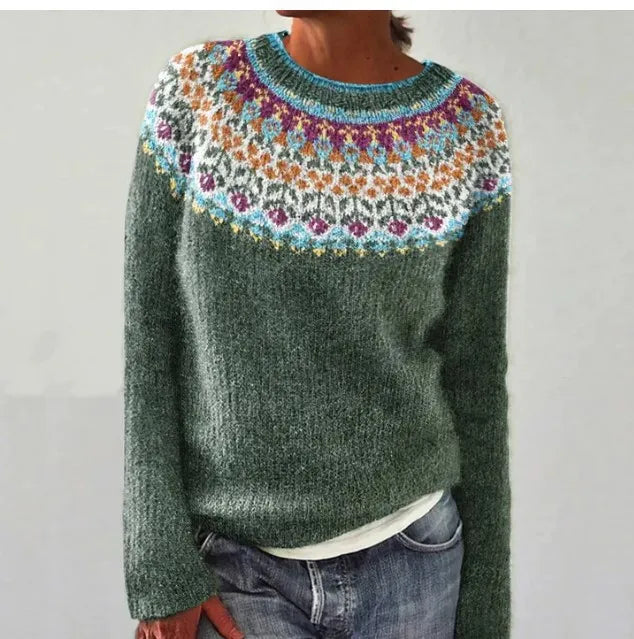 Mareike  - Retro Herbstpullover