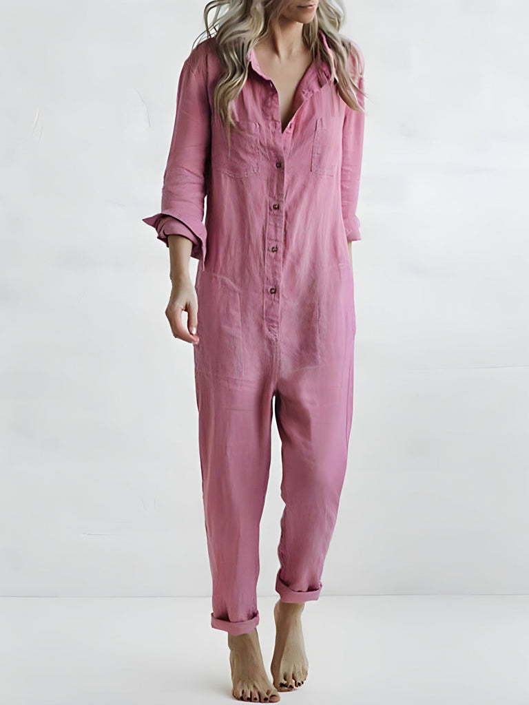 Freya™ - Jumpsuit met lange mouwen