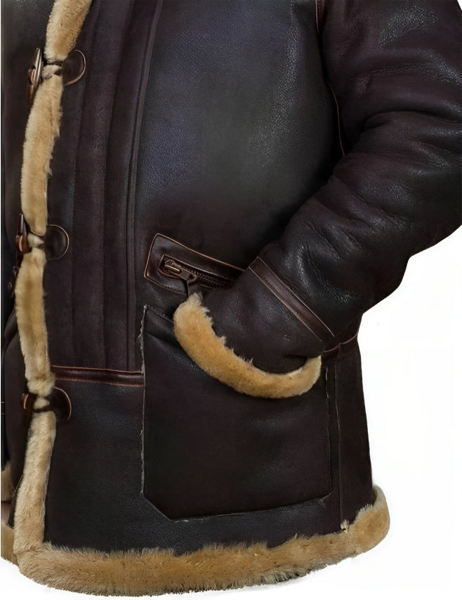 Detlef - Shearling-Stijl Winter Jas