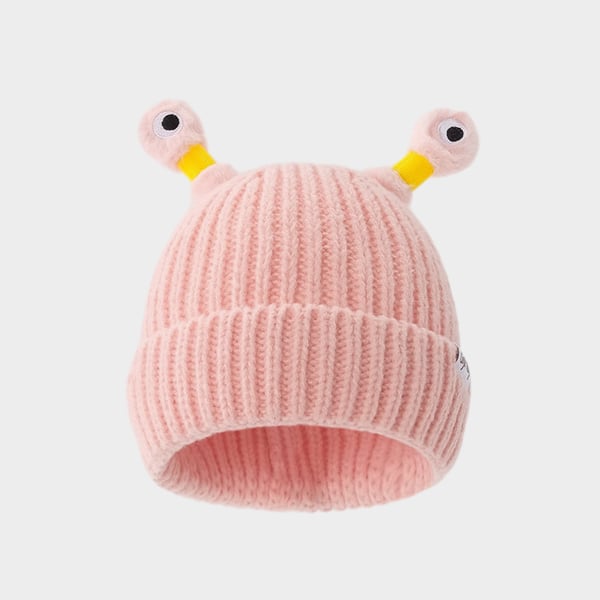 GlowTots – Winter Eltern Kind-Süßes leuchtendes kleines Monster-Strickhaube