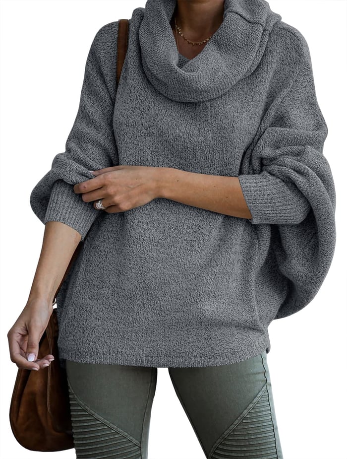 Dayana –  Rollkragen  Taschen Pullover