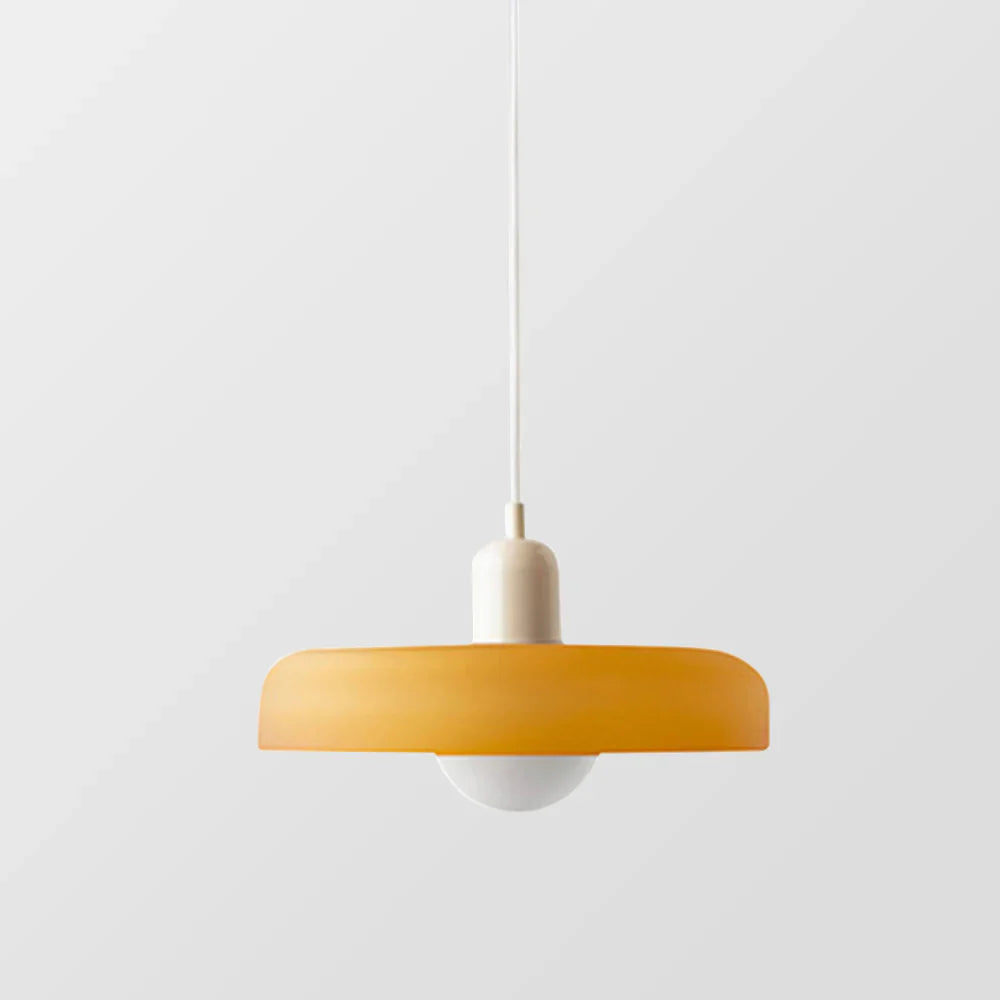 Bauhuis Hanglamp in Gekleurd Glas