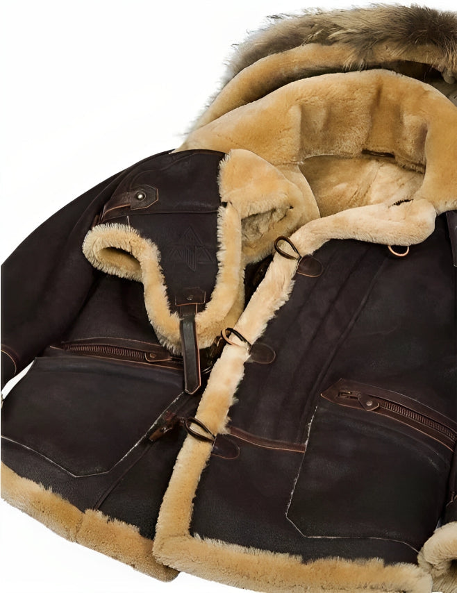 Detlef - Shearling-Stijl Winter Jas