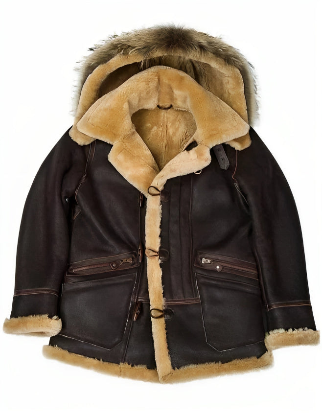 Detlef - Shearling-Stijl Winter Jas