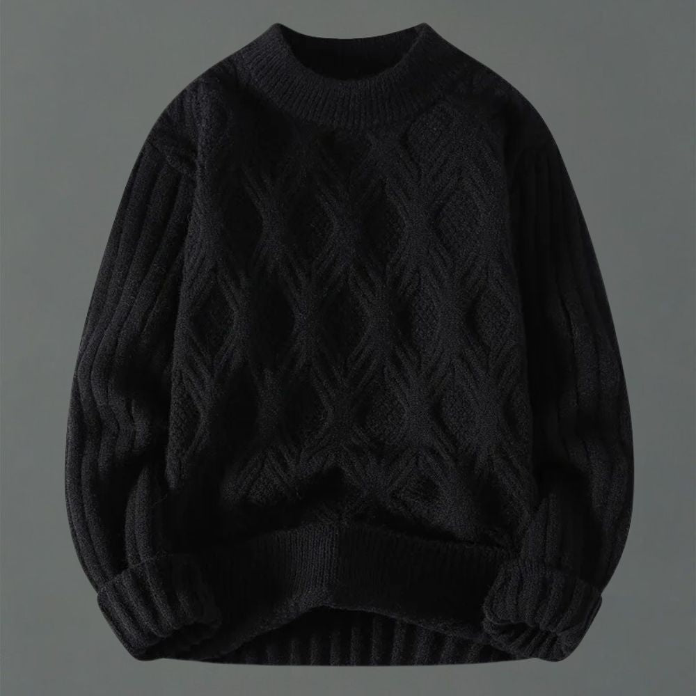 Zinedine – Gestreifter Lngärmliger Strickpullover