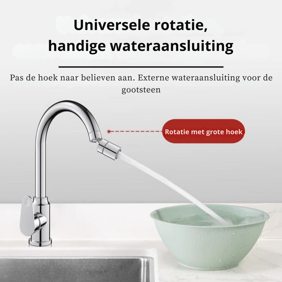 AquaFlex - Verstelbare Kraan Sproeikop