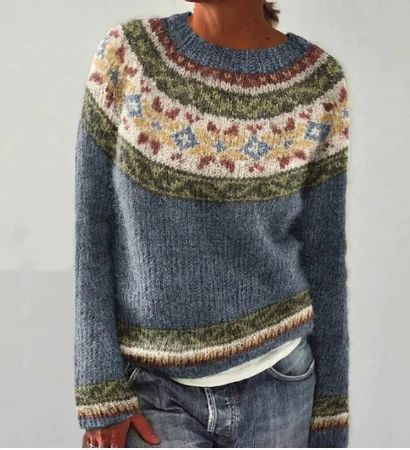 Mareike  - Retro Herbstpullover