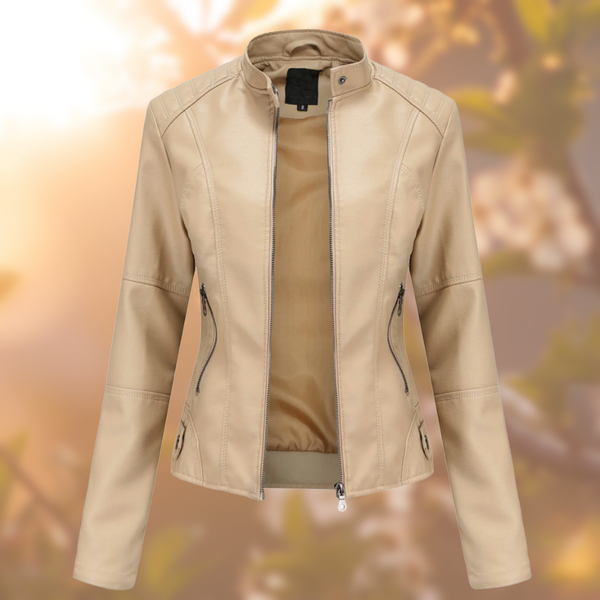 Calista – Elegante Leder Jacke