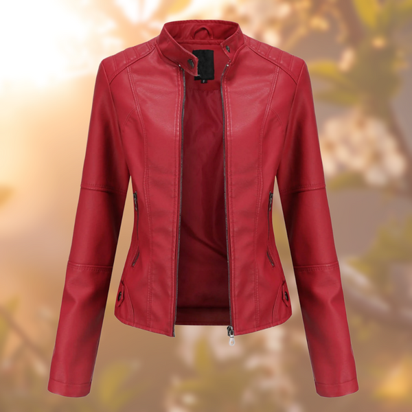 Calista – Elegante Leder Jacke