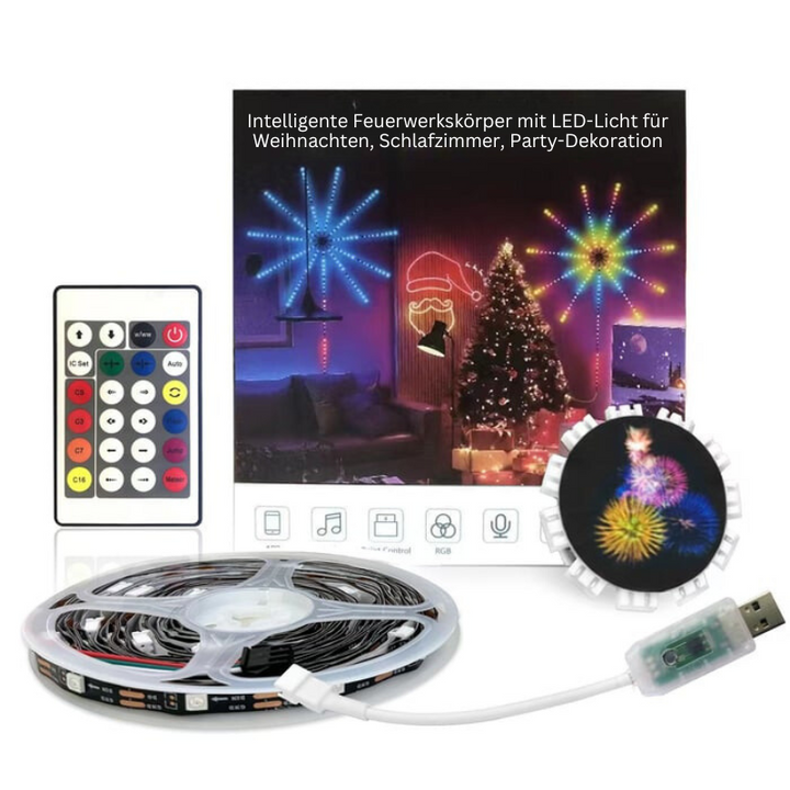 SparkGlobe – Feuerwerk LED Lichter