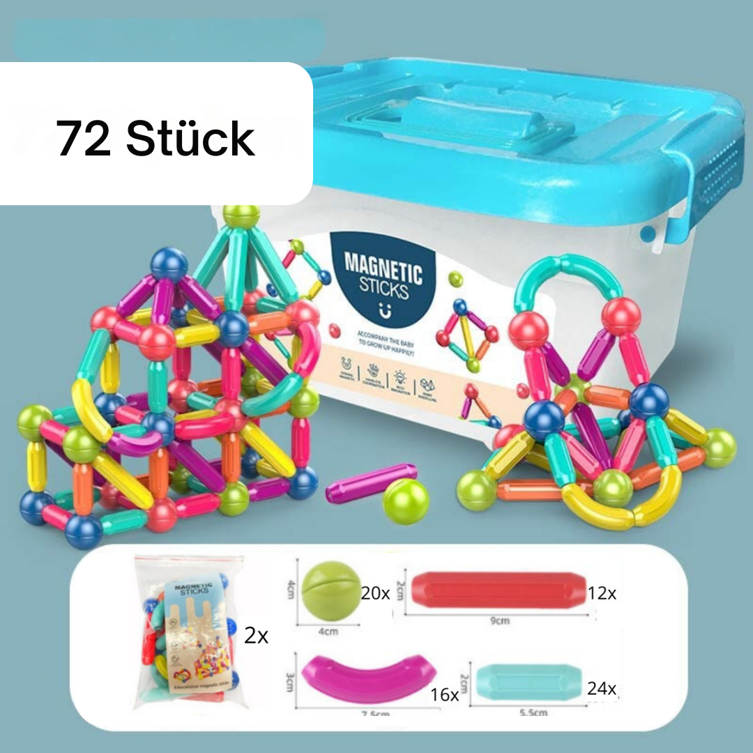 MagneticSticks – Entwickle Deine Kreativität Kinderspielzeug Setz