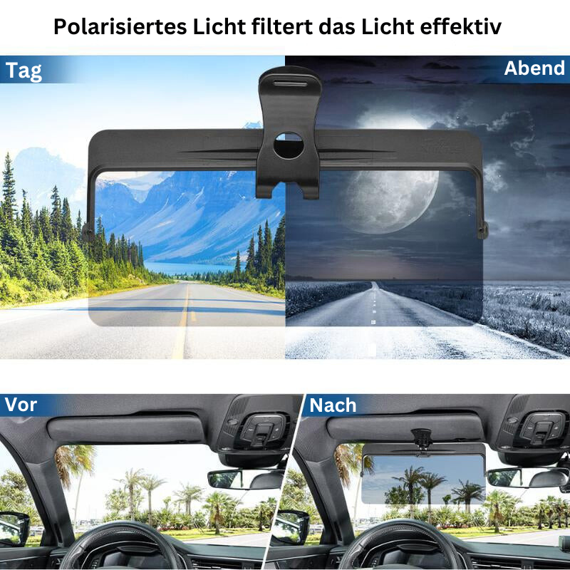 VisionClear – Universal Autsonnenblende Mit Polarisiertem Blendschutz