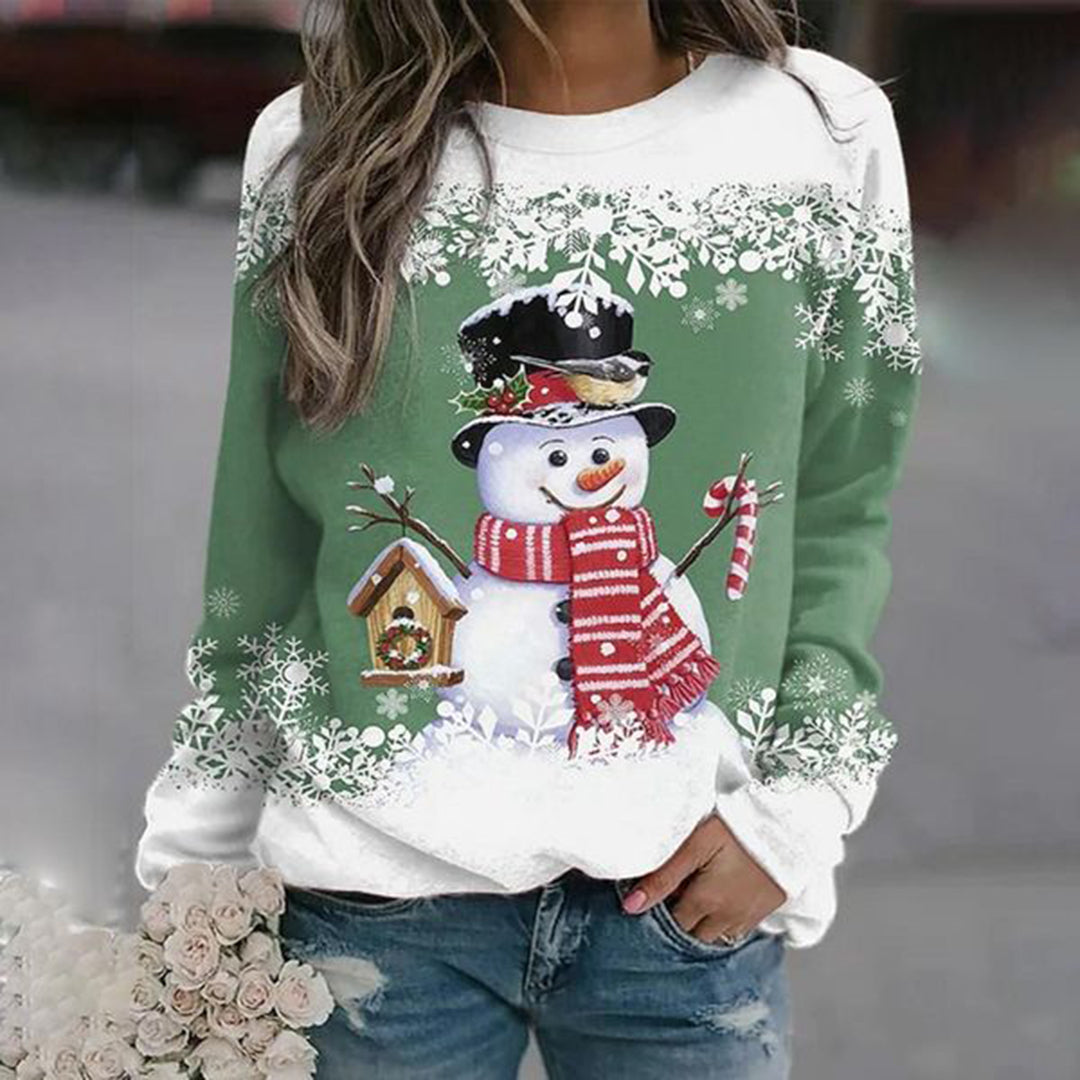 Emina – Weihnachts Schneemann Pullover