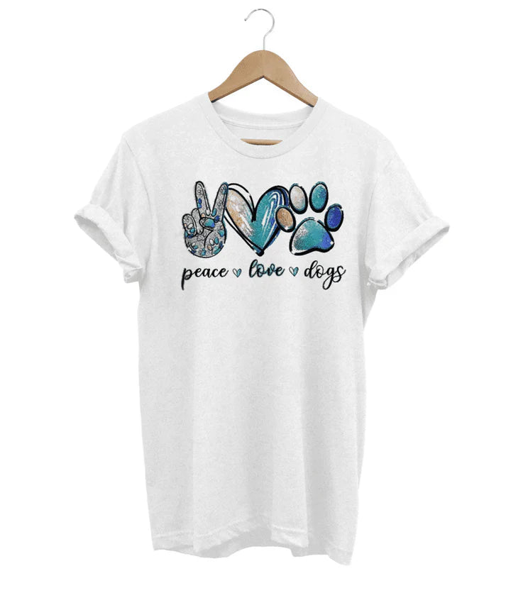 Mariele - Peace, Love & Dogs T-shirt