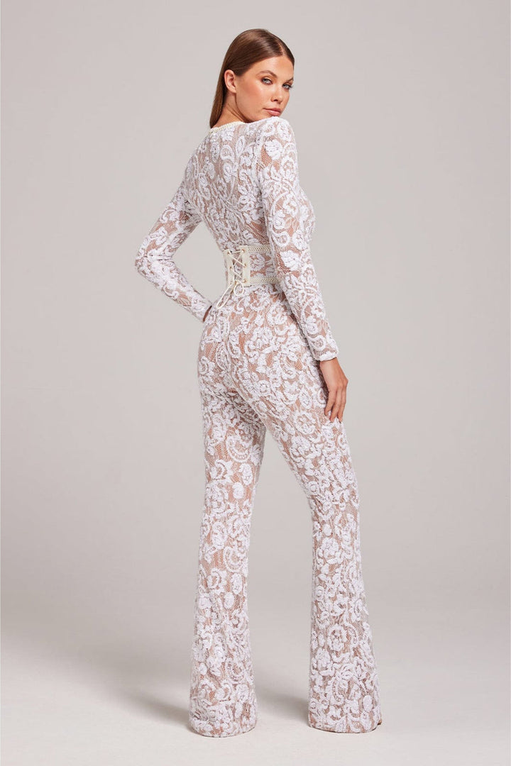 Tonifa - Eleganter Spitzen Jumpsuit