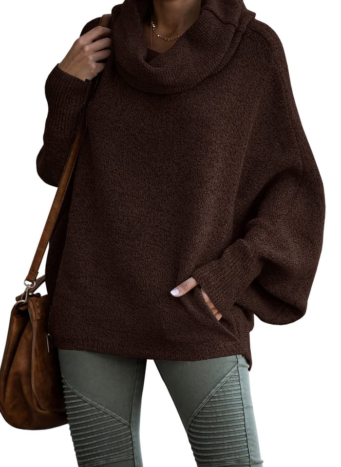 Dayana –  Rollkragen  Taschen Pullover