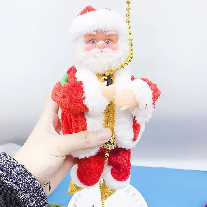 ClimbingClaus – Santa Claus klettert und spielt Musik