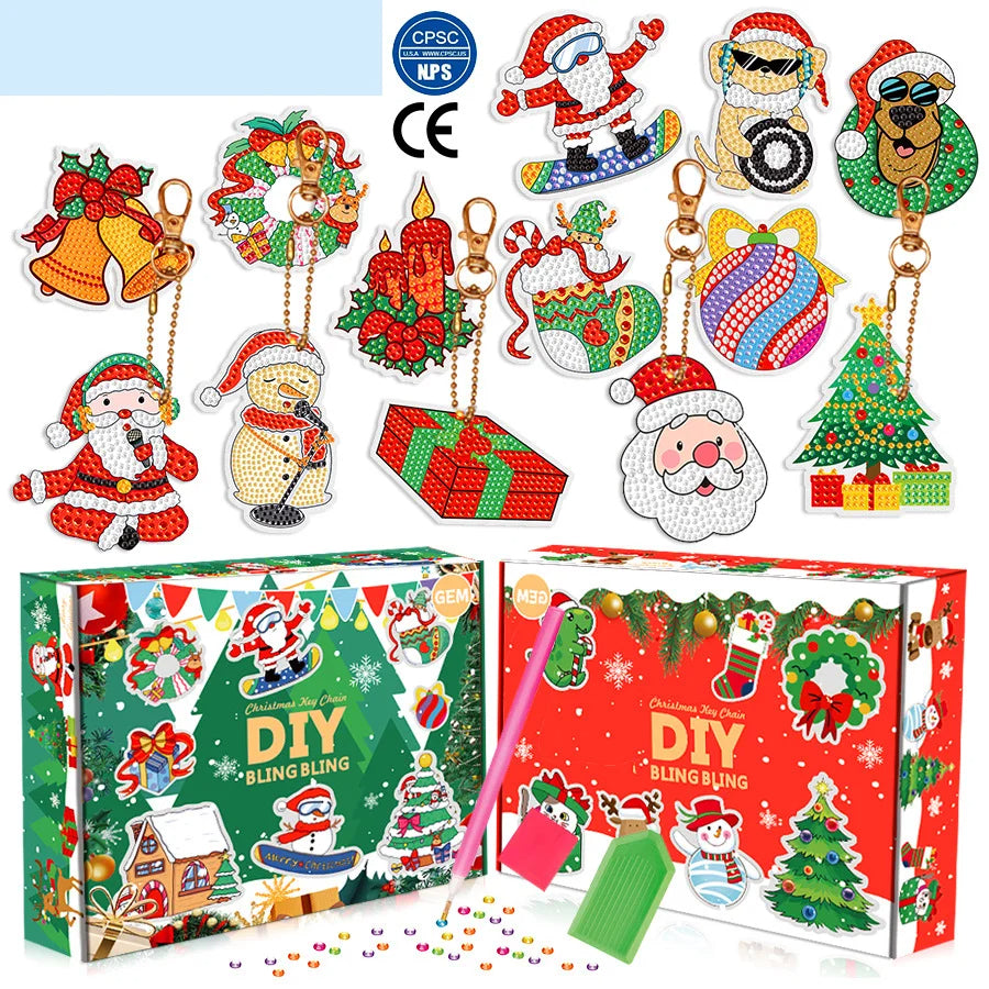 ArtKit - Diamond Kerststijl Stickerset