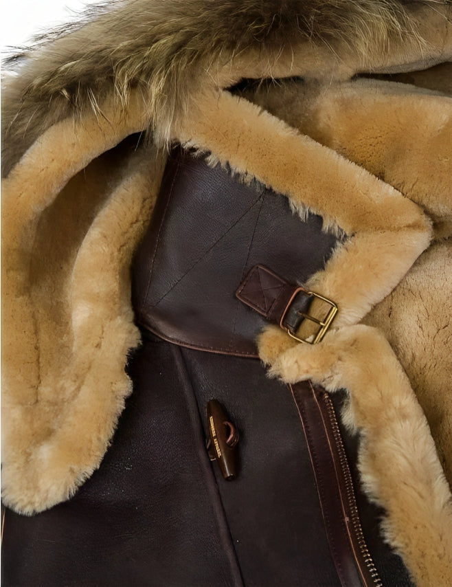 Detlef - Shearling-Stijl Winter Jas