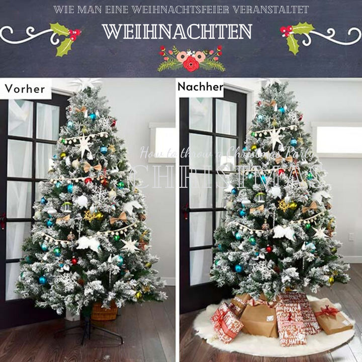 FestiveFleece – Weihnachtsbaum Teppiche