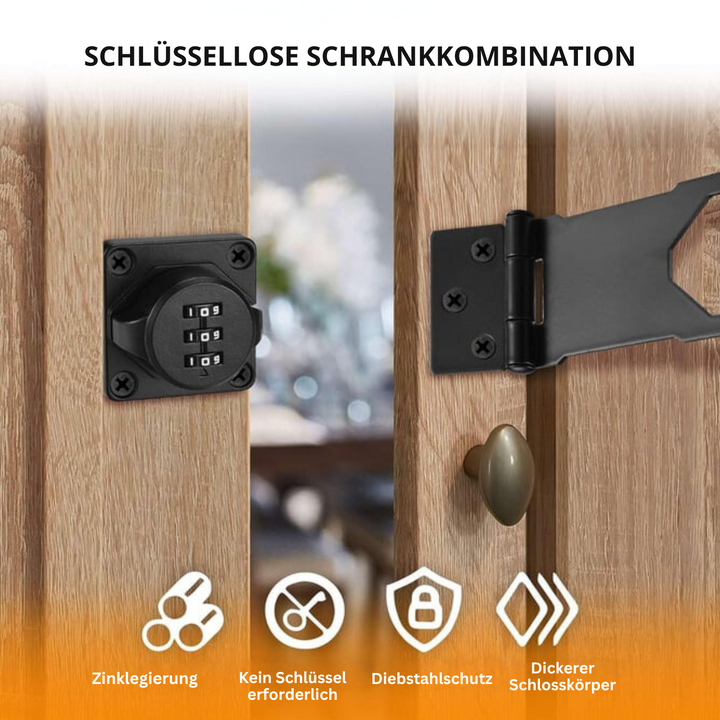 SafeKey – Schrank Passwort Haspe Schloss