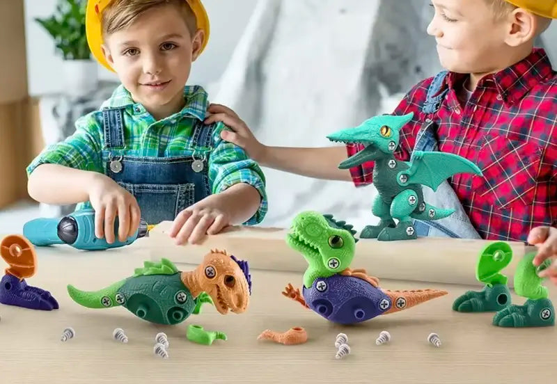 TinyScrew – Kinderfreundlicher Schraubendreher Montessori Dino Kit