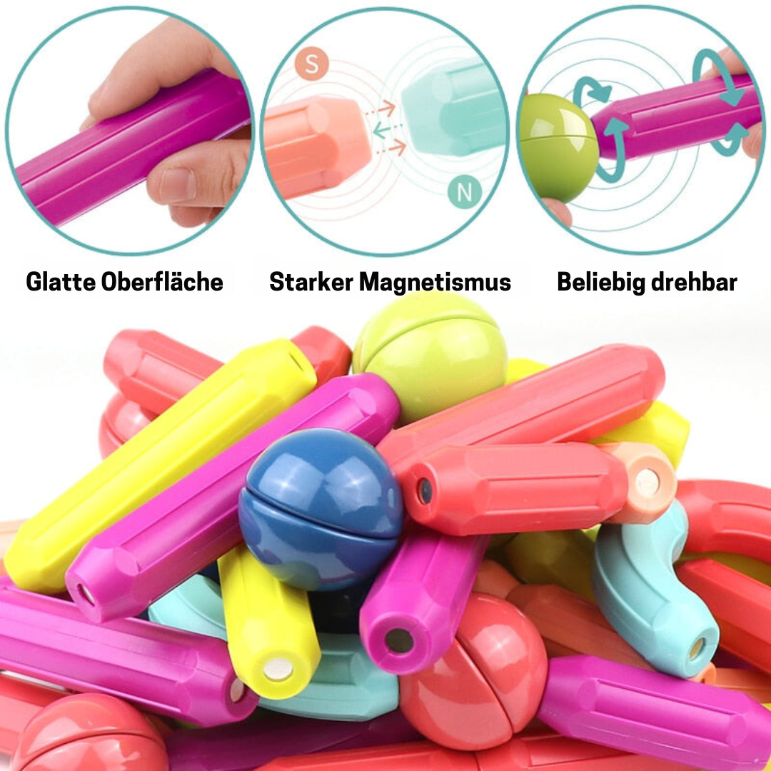 MagneticSticks – Entwickle Deine Kreativität Kinderspielzeug Setz