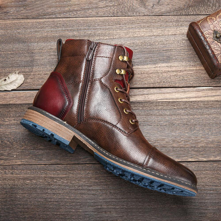 Bjarni – Handgefertigte Premium Leder Oxford Stiefel